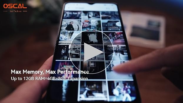 Amazon | OSCAL Flat2 Android14 スマートフォン本体 12GB+256GB+2TB